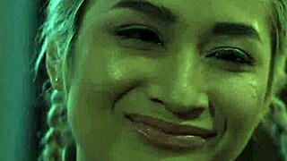 i finally cure this asian babe's lesbian urges with my cock