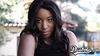 ashley pink handles monster bbc like a pro young chocolate babe 🔥🍫💦😈