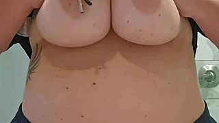 hear this bbw nurse scream playing with huge natural tits?