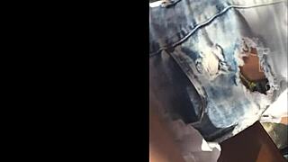 Blonde's Juicy Ass Caught Hidden Candid!