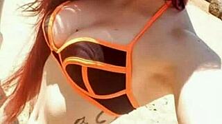 lomotif da gostosa diana zambrozuski balançando o biquíni todo