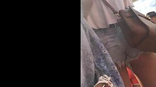 Blonde's Juicy Ass Caught Hidden Candid!