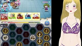 Fox Girl's Big Tits Fondled In Forest