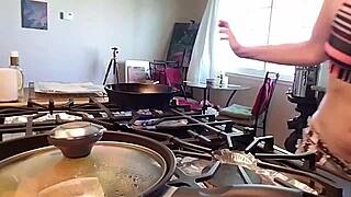 Aurora Willows Eats Cum from Shaved Milf Pussy