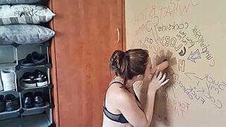 tattoo slut sucks and fucks gloryhole cocks nonstop!