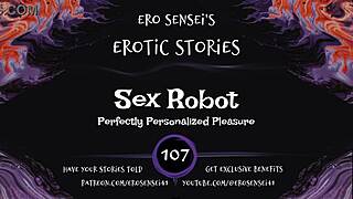 sex robot whispers erotic vibes for women's solo pleasure
