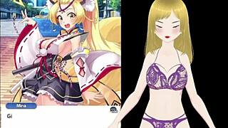 Fox Girl's Big Tits Fondled In Forest