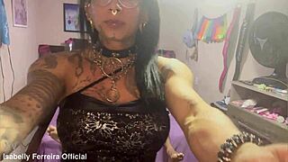 isabelly ferreira rides masked boy cock crossdressing wild n hard