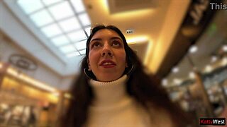 wanna see this teen pee wet in public mall jeans? flashing fetish!