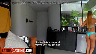 WOW! Big Ass Blonde Latina Teen 18+ Gets Monster Cock Slammed Rough In Modeling Audition!