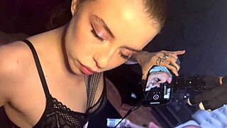 backstage surprise turns into wild foursome creampie orgy with eden ivy