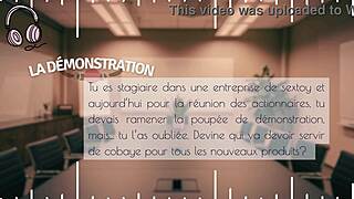 French femdom whispers dirty control in your ear... ready to submit?