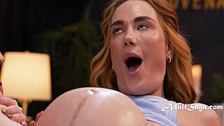 pregnant lady joins masseuse for steamy 3some fuckin group jerk off fun