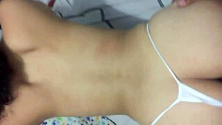flaca 18 year old white thong latina ass pov homemade creampie