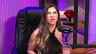 Busty Brazilian hottie craves anal dildo assfucking shaved pussy tits!