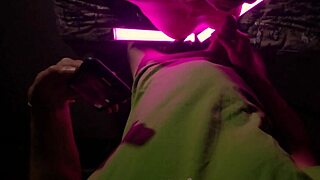 catwoman housewife in latex fishnets bends for big cock pov