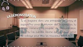 French femdom whispers dirty control in your ear... ready to submit?