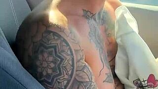 GIRL STRUGGLES WITH SPORTS BRA IN GYM LOT!