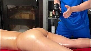 naked swedish massage turns oily for asian beauty tomie tang's big tits