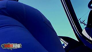 horny brunette takes huge bbc facial interracial 😈💦