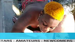 black bbw loves getting fucked outdoors in jungle by big cock?