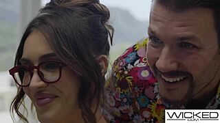 Nerdy Big Tittied GF Fucked Hard After Helping Me?