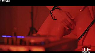 blonde hottie in heels slips shorts off shaved pussy tease