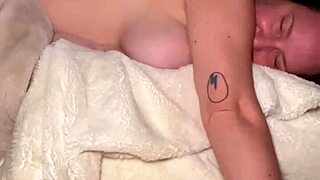 Avril's steamy shower prone bone ends in hairy pussy creampie explosion!