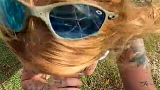 blonde at the beach agrees to blowjob for ten bucks after my request