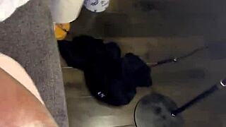 Who's ready for messy anal pounding in living room?