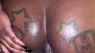 Who's ready for messy anal pounding in living room?