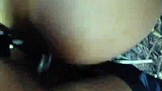she got wrecked out back in the bushes by that black stud in the garage