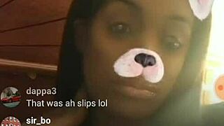 Hushh money huge ebony boobs live instagram 💦🍫