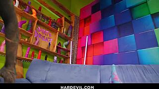 kellie panther and anuskatzz gape asses hugely in lesbian anal ass to mouth deepthroat toys