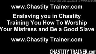 Your Tiny 18+ Cock Gets Caged Right Now!