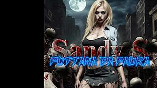 Italian milf Sandy stars in horror cosplay porn song parody pmv