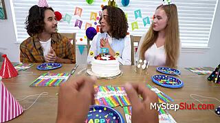 Virgin teen tempts stepdad into forbidden young pussy fantasy urges.