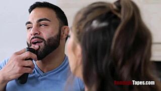 Brunette Teen Sofie Reyez Bound And Spanked In Submissive Ride!