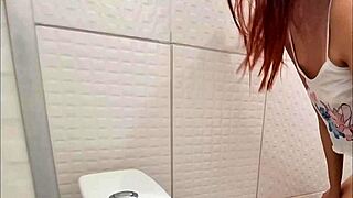 wanna see this big ass brazilian blowjob slut fuck in public bathroom?