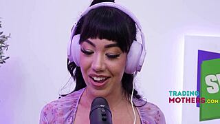 Step Moms Suck Huge Cocks In Shocking Family Podcast Gangbang!