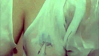 Viral chubby student bathes solo showing huge tits