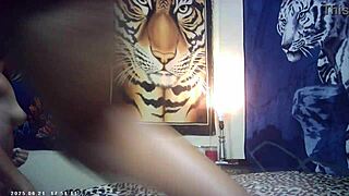 behind the scenes, horny asian brunette rides shaved pussy hardcore