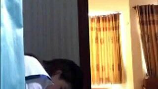 Ha Yen Fucks Big Tits in Bathroom Doggystyle for VIP
