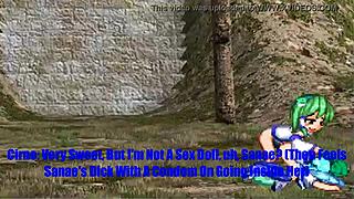 wanna see sanae bend cirno over for that funny touhou parody fuck?