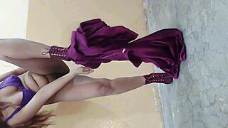 stepsis strips bare showing shaved puffy tits pussy to stepbro