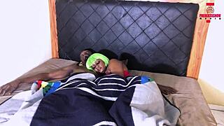 naija couple's big cock pounds curvy ebony ass bent over till she squirts hard
