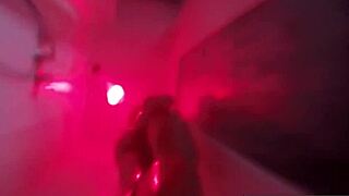 Skinny Brunette Kendra Cole Masturbates In Steamy Shower