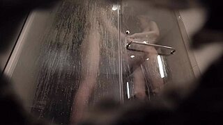Amateur couple gets steamy and hands-on in shower