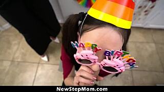 Stepmom and Stepsis Seduce Heartbroken Stepson in Naughty Threesome Party