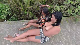 Lukas fucks skinny beach wife's tight pussy doggystyle creampie in public adventure 😈🌊